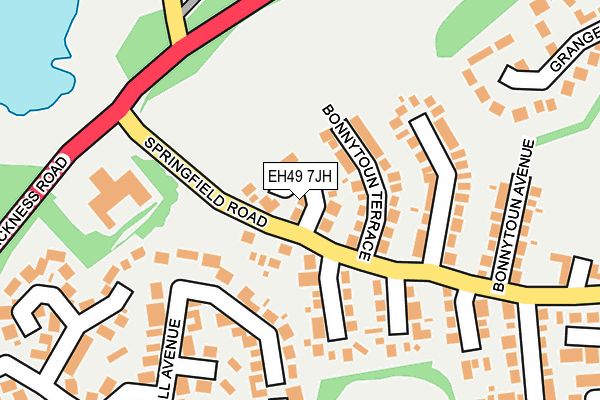 EH49 7JH map - OS OpenMap – Local (Ordnance Survey) EH49 7JH map - OS OpenMap – Local (Ordnance Survey)