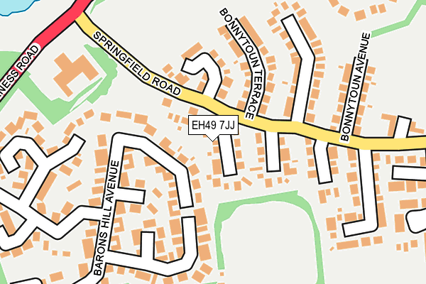 EH49 7JJ map - OS OpenMap – Local (Ordnance Survey) EH49 7JJ map - OS OpenMap – Local (Ordnance Survey)