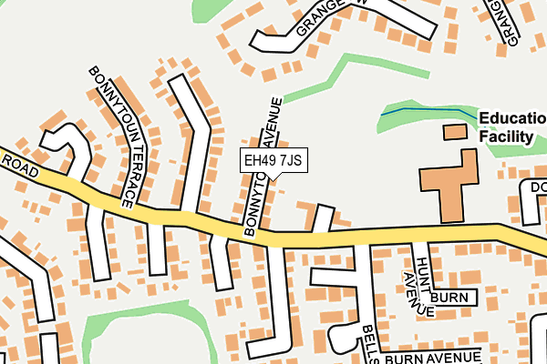 EH49 7JS map - OS OpenMap – Local (Ordnance Survey) EH49 7JS map - OS OpenMap – Local (Ordnance Survey)