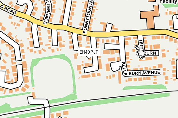 EH49 7JT map - OS OpenMap – Local (Ordnance Survey) EH49 7JT map - OS OpenMap – Local (Ordnance Survey)