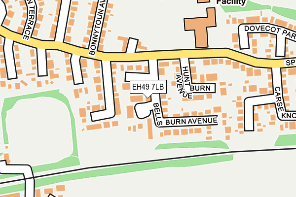 EH49 7LB map - OS OpenMap – Local (Ordnance Survey) EH49 7LB map - OS OpenMap – Local (Ordnance Survey)