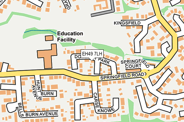 EH49 7LH map - OS OpenMap – Local (Ordnance Survey) EH49 7LH map - OS OpenMap – Local (Ordnance Survey)
