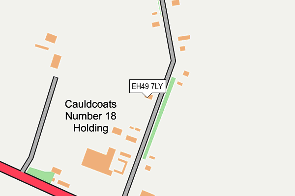 EH49 7LY map - OS OpenMap – Local (Ordnance Survey) EH49 7LY map - OS OpenMap – Local (Ordnance Survey)