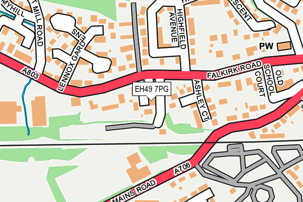 EH49 7PG map - OS OpenMap – Local (Ordnance Survey) EH49 7PG map - OS OpenMap – Local (Ordnance Survey)