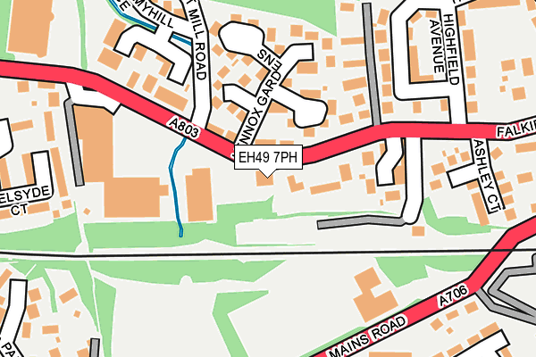 EH49 7PH map - OS OpenMap – Local (Ordnance Survey) EH49 7PH map - OS OpenMap – Local (Ordnance Survey)