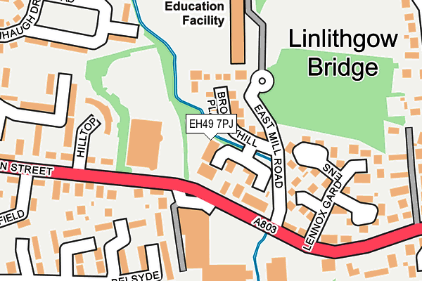 EH49 7PJ map - OS OpenMap – Local (Ordnance Survey) EH49 7PJ map - OS OpenMap – Local (Ordnance Survey)