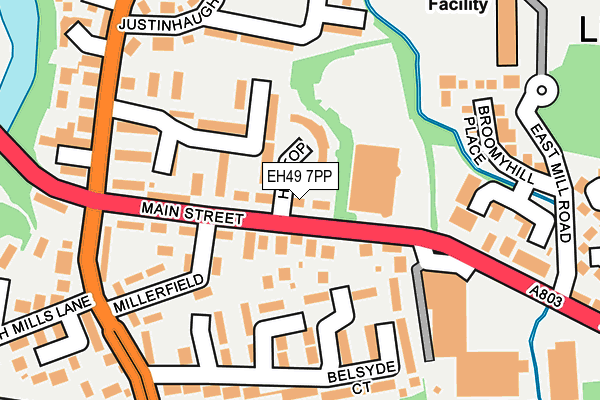 EH49 7PP map - OS OpenMap – Local (Ordnance Survey) EH49 7PP map - OS OpenMap – Local (Ordnance Survey)
