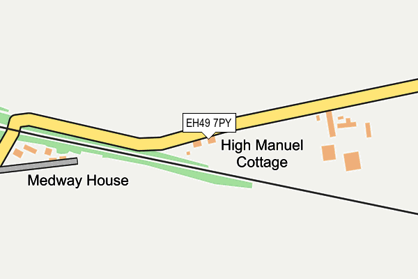 EH49 7PY map - OS OpenMap – Local (Ordnance Survey) EH49 7PY map - OS OpenMap – Local (Ordnance Survey)