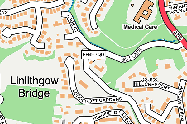 EH49 7QD map - OS OpenMap – Local (Ordnance Survey) EH49 7QD map - OS OpenMap – Local (Ordnance Survey)