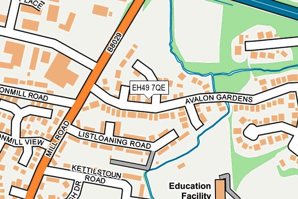 EH49 7QE map - OS OpenMap – Local (Ordnance Survey) EH49 7QE map - OS OpenMap – Local (Ordnance Survey)