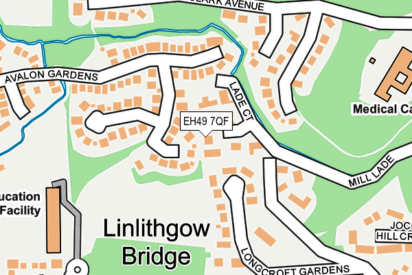 EH49 7QF map - OS OpenMap – Local (Ordnance Survey) EH49 7QF map - OS OpenMap – Local (Ordnance Survey)