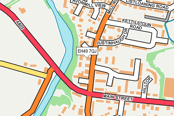EH49 7QJ map - OS OpenMap – Local (Ordnance Survey) EH49 7QJ map - OS OpenMap – Local (Ordnance Survey)