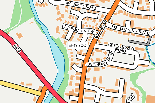 EH49 7QQ map - OS OpenMap – Local (Ordnance Survey) EH49 7QQ map - OS OpenMap – Local (Ordnance Survey)