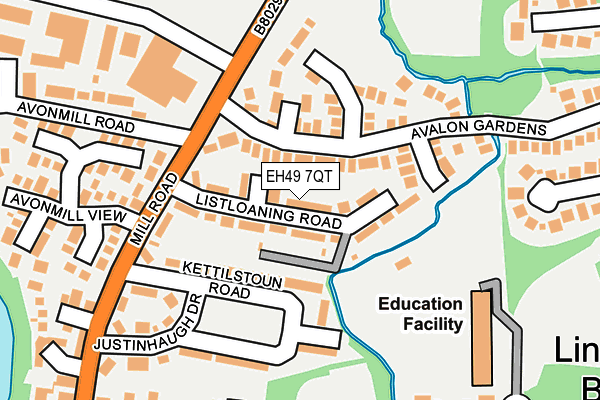 EH49 7QT map - OS OpenMap – Local (Ordnance Survey) EH49 7QT map - OS OpenMap – Local (Ordnance Survey)