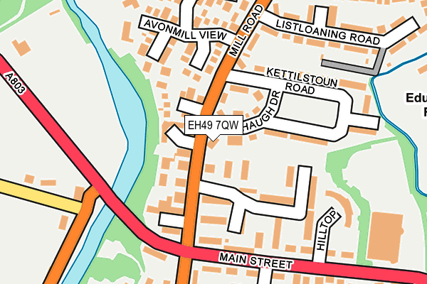EH49 7QW map - OS OpenMap – Local (Ordnance Survey) EH49 7QW map - OS OpenMap – Local (Ordnance Survey)