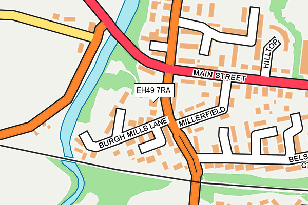 EH49 7RA map - OS OpenMap – Local (Ordnance Survey) EH49 7RA map - OS OpenMap – Local (Ordnance Survey)
