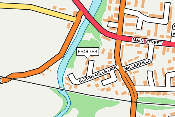 EH49 7RB map - OS OpenMap – Local (Ordnance Survey) EH49 7RB map - OS OpenMap – Local (Ordnance Survey)