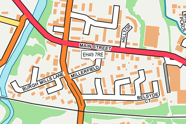 EH49 7RE map - OS OpenMap – Local (Ordnance Survey) EH49 7RE map - OS OpenMap – Local (Ordnance Survey)