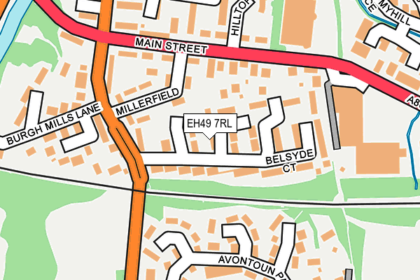 EH49 7RL map - OS OpenMap – Local (Ordnance Survey) EH49 7RL map - OS OpenMap – Local (Ordnance Survey)