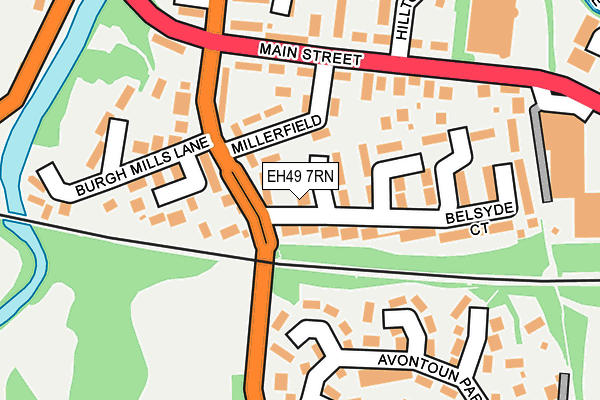 EH49 7RN map - OS OpenMap – Local (Ordnance Survey) EH49 7RN map - OS OpenMap – Local (Ordnance Survey)