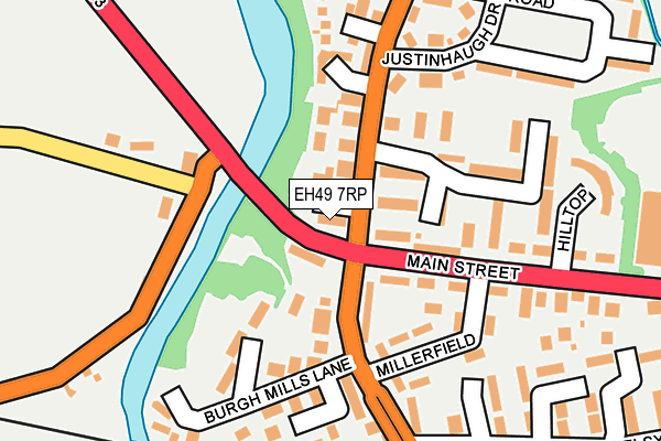 EH49 7RP map - OS OpenMap – Local (Ordnance Survey) EH49 7RP map - OS OpenMap – Local (Ordnance Survey)