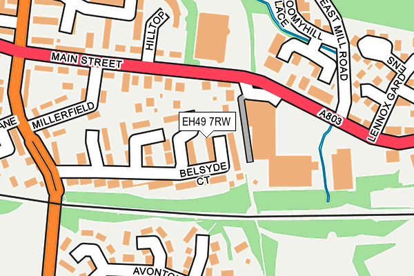 EH49 7RW map - OS OpenMap – Local (Ordnance Survey) EH49 7RW map - OS OpenMap – Local (Ordnance Survey)