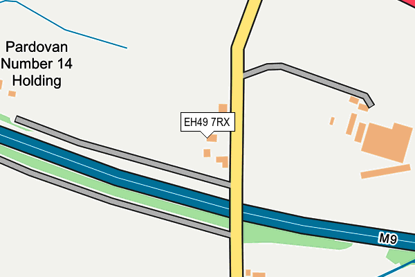 EH49 7RX map - OS OpenMap – Local (Ordnance Survey) EH49 7RX map - OS OpenMap – Local (Ordnance Survey)