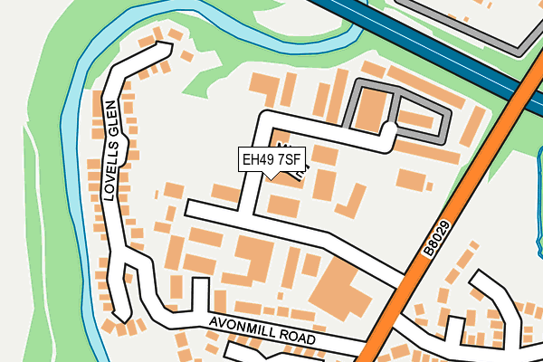EH49 7SF map - OS OpenMap – Local (Ordnance Survey) EH49 7SF map - OS OpenMap – Local (Ordnance Survey)