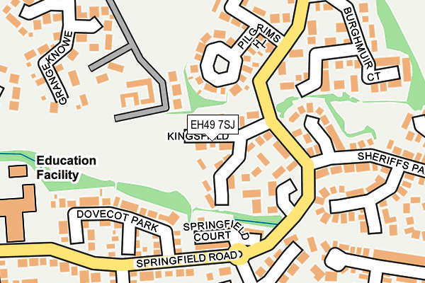 EH49 7SJ map - OS OpenMap – Local (Ordnance Survey) EH49 7SJ map - OS OpenMap – Local (Ordnance Survey)