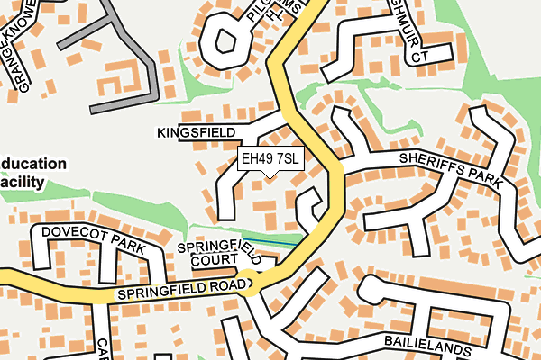 EH49 7SL map - OS OpenMap – Local (Ordnance Survey) EH49 7SL map - OS OpenMap – Local (Ordnance Survey)