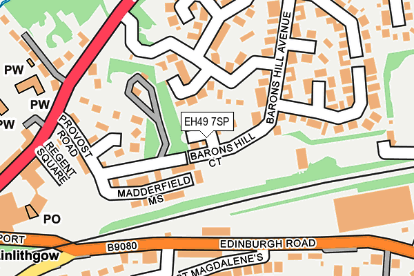 EH49 7SP map - OS OpenMap – Local (Ordnance Survey) EH49 7SP map - OS OpenMap – Local (Ordnance Survey)