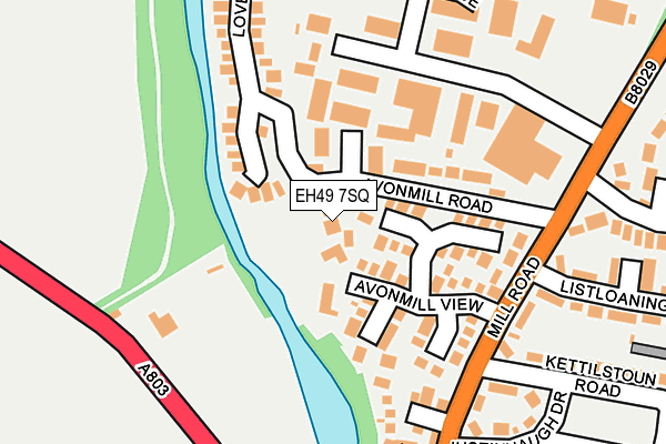 EH49 7SQ map - OS OpenMap – Local (Ordnance Survey) EH49 7SQ map - OS OpenMap – Local (Ordnance Survey)
