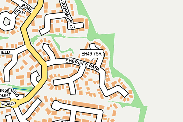 EH49 7SR map - OS OpenMap – Local (Ordnance Survey) EH49 7SR map - OS OpenMap – Local (Ordnance Survey)