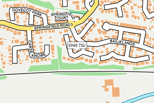 EH49 7SU map - OS OpenMap – Local (Ordnance Survey) EH49 7SU map - OS OpenMap – Local (Ordnance Survey)