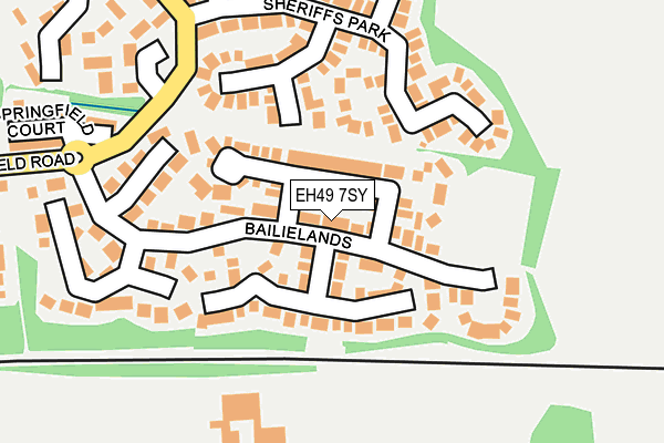 EH49 7SY map - OS OpenMap – Local (Ordnance Survey) EH49 7SY map - OS OpenMap – Local (Ordnance Survey)