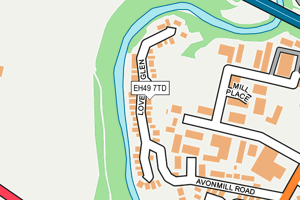 EH49 7TD map - OS OpenMap – Local (Ordnance Survey) EH49 7TD map - OS OpenMap – Local (Ordnance Survey)