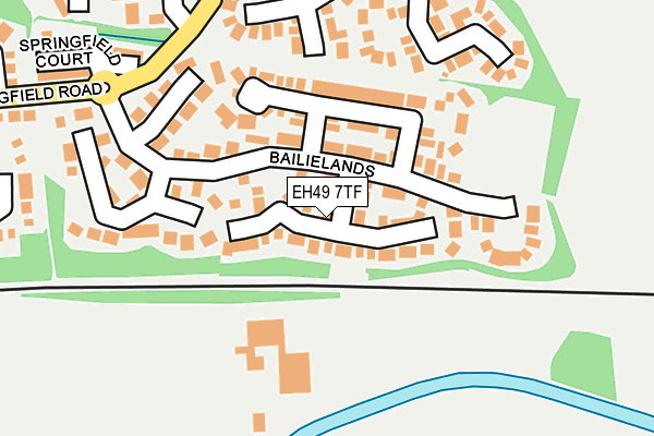 EH49 7TF map - OS OpenMap – Local (Ordnance Survey) EH49 7TF map - OS OpenMap – Local (Ordnance Survey)