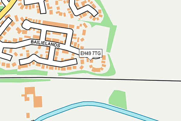 EH49 7TG map - OS OpenMap – Local (Ordnance Survey) EH49 7TG map - OS OpenMap – Local (Ordnance Survey)