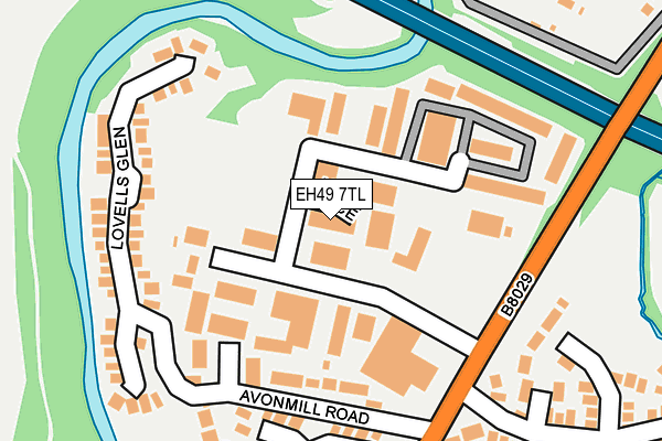 EH49 7TL map - OS OpenMap – Local (Ordnance Survey) EH49 7TL map - OS OpenMap – Local (Ordnance Survey)