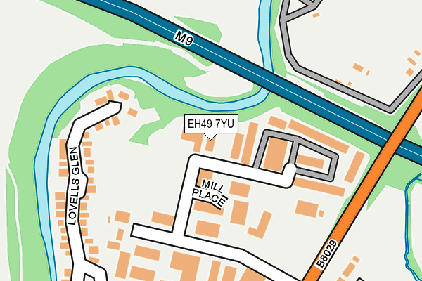 EH49 7YU map - OS OpenMap – Local (Ordnance Survey) EH49 7YU map - OS OpenMap – Local (Ordnance Survey)