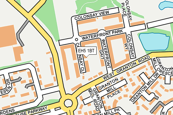 EH5 1BT map - OS OpenMap – Local (Ordnance Survey) EH5 1BT map - OS OpenMap – Local (Ordnance Survey)