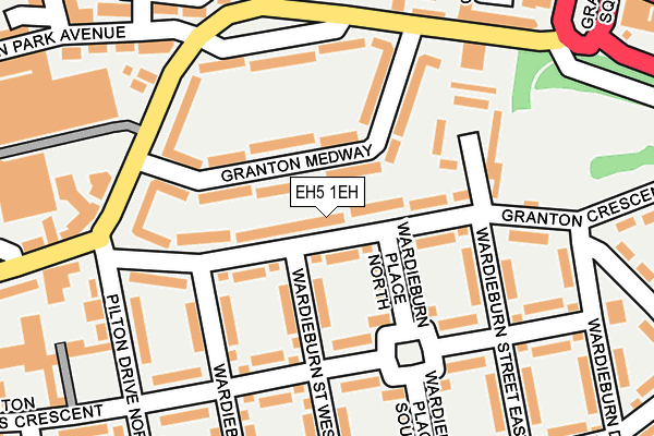 EH5 1EH map - OS OpenMap – Local (Ordnance Survey) EH5 1EH map - OS OpenMap – Local (Ordnance Survey)
