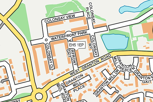 EH5 1EP map - OS OpenMap – Local (Ordnance Survey) EH5 1EP map - OS OpenMap – Local (Ordnance Survey)