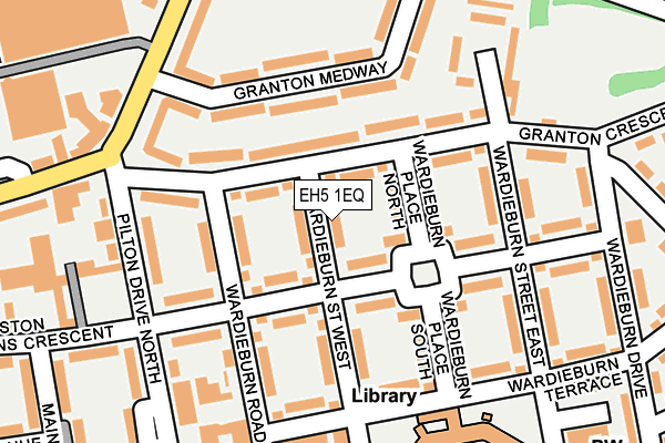 EH5 1EQ map - OS OpenMap – Local (Ordnance Survey) EH5 1EQ map - OS OpenMap – Local (Ordnance Survey)