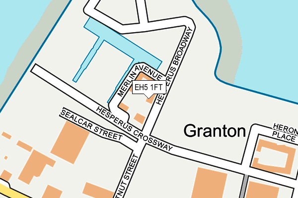 EH5 1FT map - OS OpenMap – Local (Ordnance Survey) EH5 1FT map - OS OpenMap – Local (Ordnance Survey)