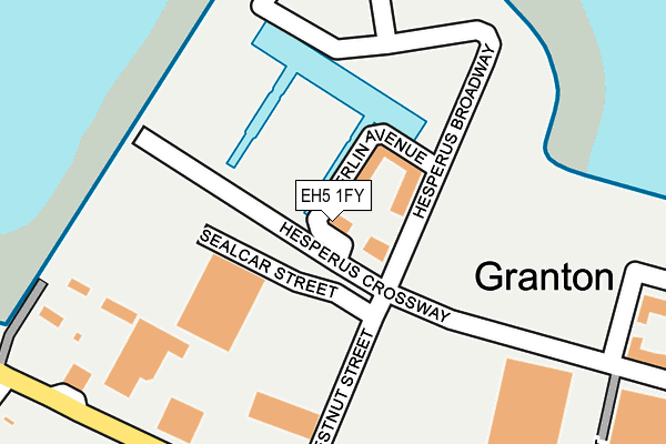 EH5 1FY map - OS OpenMap – Local (Ordnance Survey) EH5 1FY map - OS OpenMap – Local (Ordnance Survey)