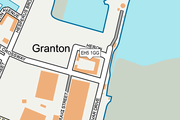 EH5 1GG map - OS OpenMap – Local (Ordnance Survey) EH5 1GG map - OS OpenMap – Local (Ordnance Survey)