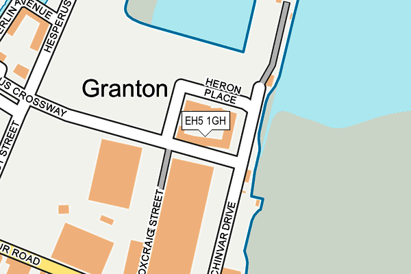 EH5 1GH map - OS OpenMap – Local (Ordnance Survey) EH5 1GH map - OS OpenMap – Local (Ordnance Survey)