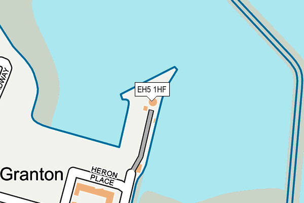 EH5 1HF map - OS OpenMap – Local (Ordnance Survey) EH5 1HF map - OS OpenMap – Local (Ordnance Survey)