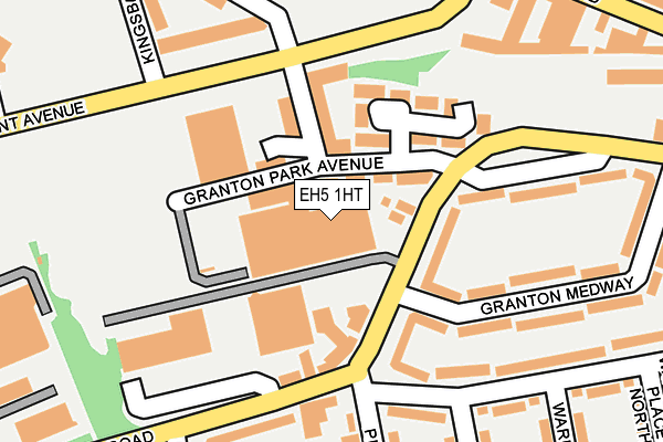 EH5 1HT map - OS OpenMap – Local (Ordnance Survey) EH5 1HT map - OS OpenMap – Local (Ordnance Survey)